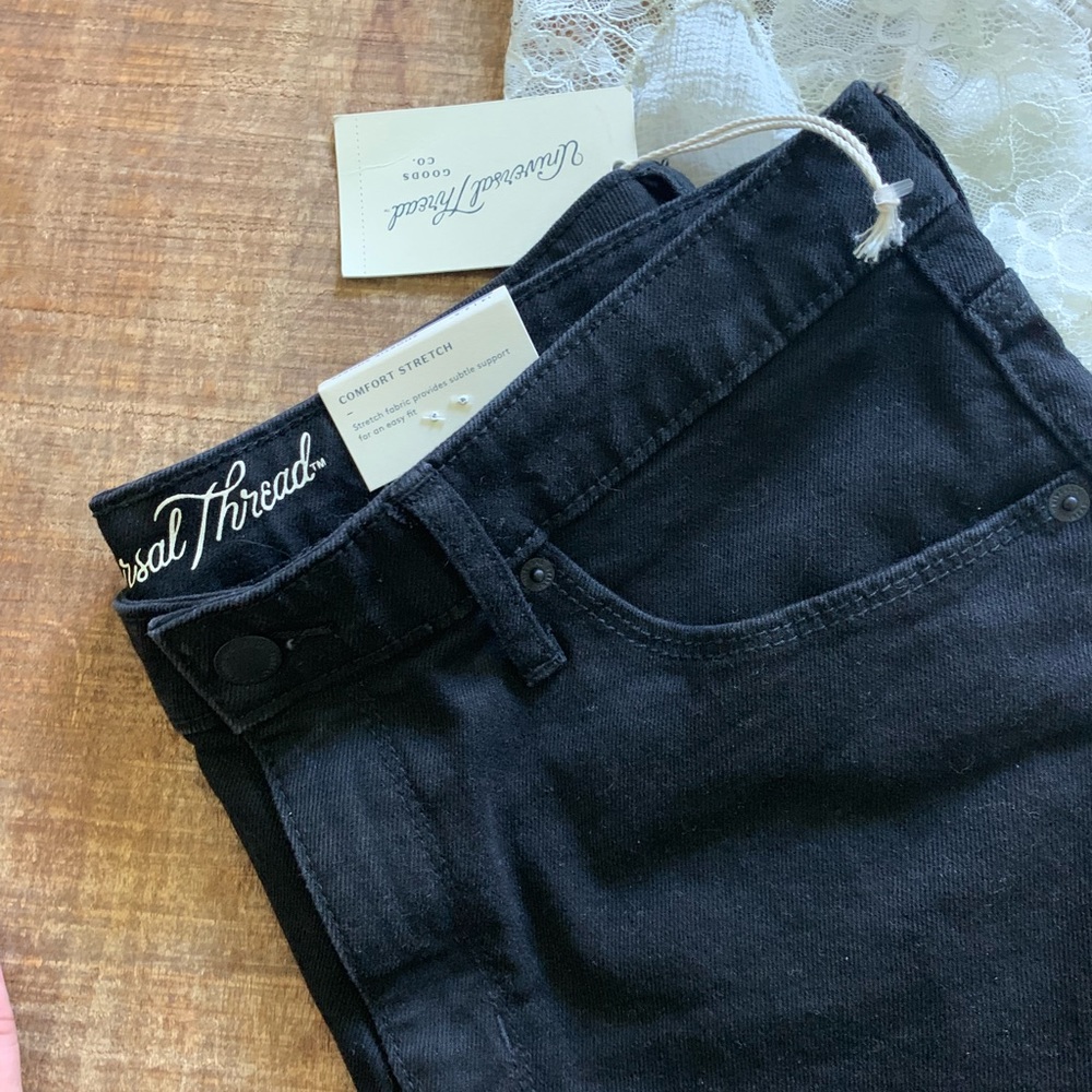 Universal Thread Black Denim Shorts